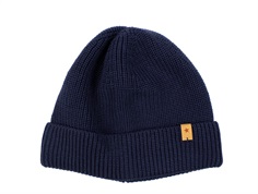 Huttelihut navy wool beanie